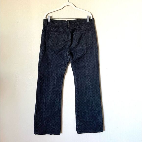 Vintage Tom Ford For Gucci Authentic Black Gray Jeans Pants Straight Leg Size 40 - Picture 3 of 9